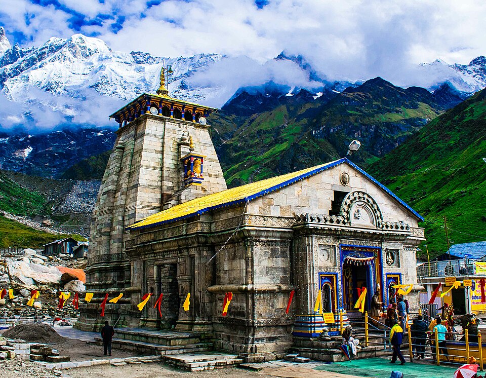 Kedarnath_Temple_in_Rainy_season