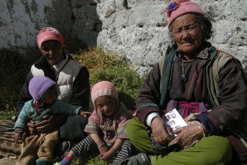 Les gens du marché indien de Leh Ladakh - Voyage en Inde