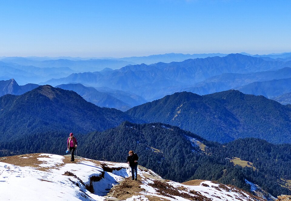 Hicking Himalayan_foothills,_Uttarakhand_India