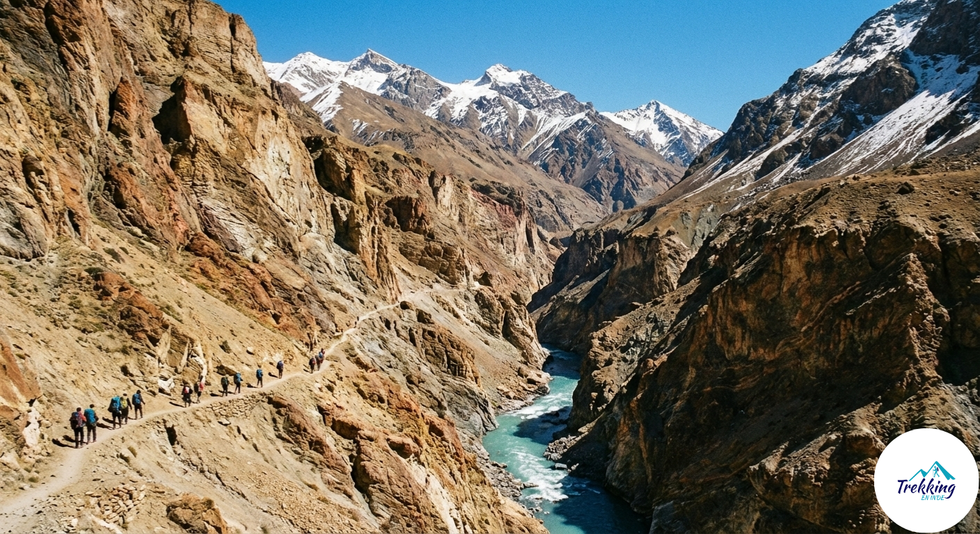 Zanskar trek landscape in Ladakh