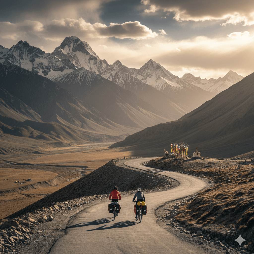 Cycling Journey from Manali to Leh